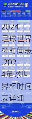 2024足球世界杯时间表,2024足球世界杯时间表详细