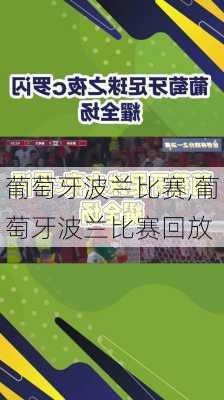 葡萄牙波兰比赛,葡萄牙波兰比赛回放