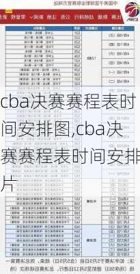 cba决赛赛程表时间安排图,cba决赛赛程表时间安排图片