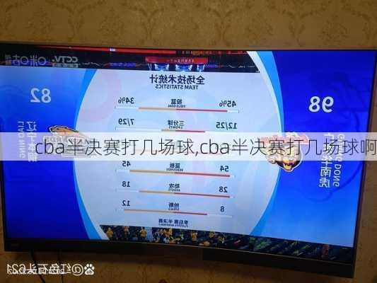 cba半决赛打几场球,cba半决赛打几场球啊