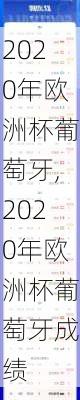 2020年欧洲杯葡萄牙,2020年欧洲杯葡萄牙成绩