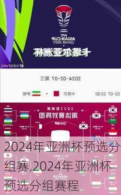 2024年亚洲杯预选分组赛,2024年亚洲杯预选分组赛程