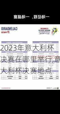 2023年意大利杯决赛在哪里举行,意大利杯决赛地点