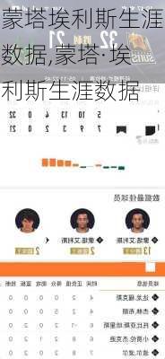 蒙塔埃利斯生涯数据,蒙塔·埃利斯生涯数据