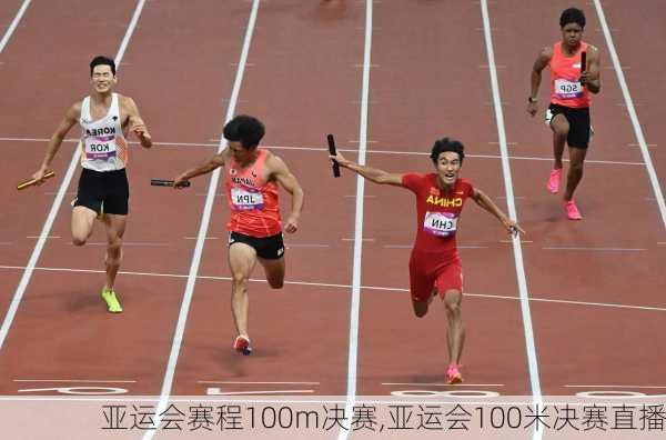 亚运会赛程100m决赛,亚运会100米决赛直播