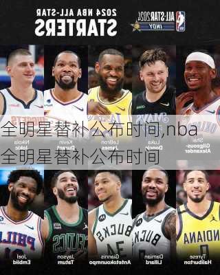 全明星替补公布时间,nba全明星替补公布时间