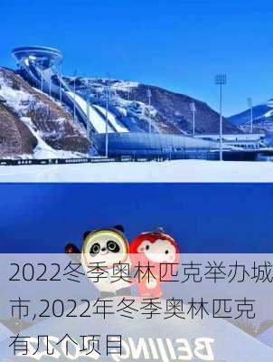 2022冬季奥林匹克举办城市,2022年冬季奥林匹克有几个项目