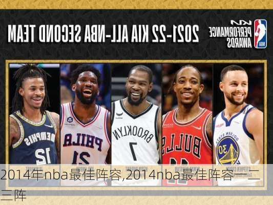 2014年nba最佳阵容,2014nba最佳阵容一二三阵