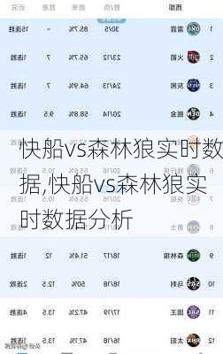 快船vs森林狼实时数据,快船vs森林狼实时数据分析