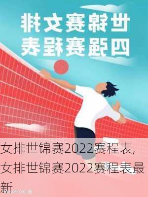 女排世锦赛2022赛程表,女排世锦赛2022赛程表最新