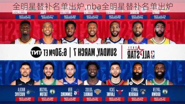 全明星替补名单出炉,nba全明星替补名单出炉