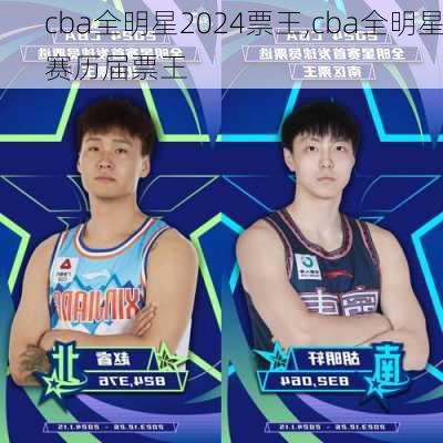 cba全明星2024票王,cba全明星赛历届票王